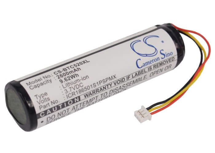 3,7V, Li-ion, 2600mAh, batterie GPS compatible avec Blaupunkt, 7612201334, Lucca 5.2, Travelpilot Lucca, 9.62Wh GPS, Navigator Cameron Sino Technology Limited