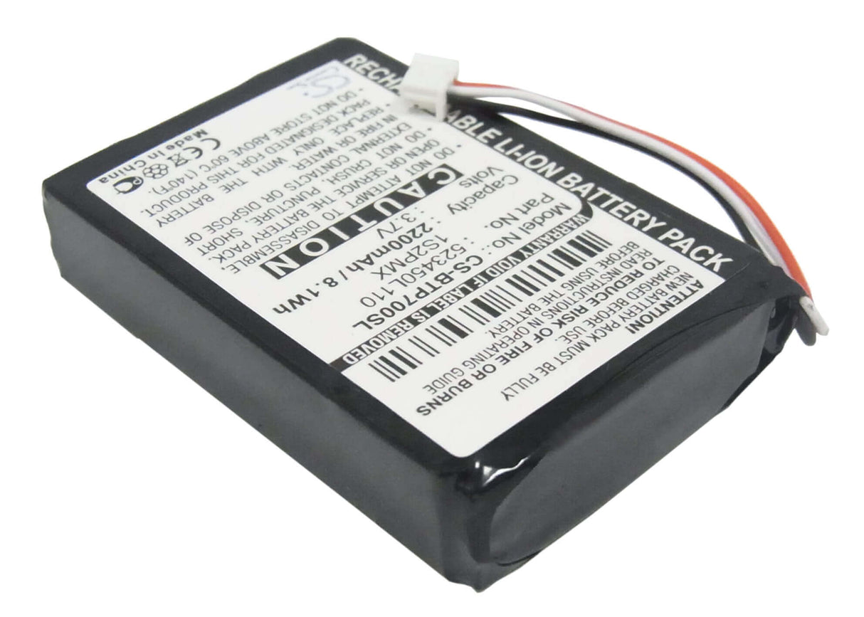3,7V, Li-ion, 2200mAh, batterie GPS compatible avec Blaupunkt, 1s2pmx, Travelpilot 500, Travelpilot 700, 8,14Wh GPS, Navigator Cameron Sino Technology Limited