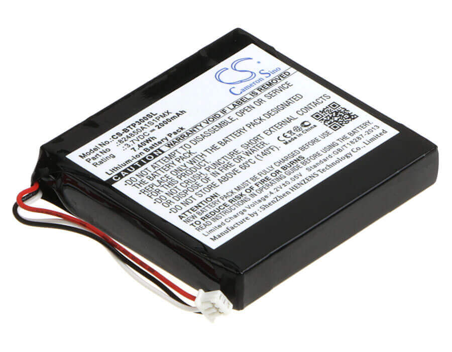 3,7V, Li-ion, 2000mAh, batterie GPS compatible avec Blaupunkt, 824850a1s1pmx, Travelpilot Tp300, 7,4Wh GPS, Navigator Cameron Sino Technology Limited