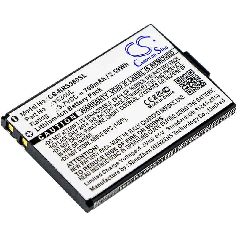 Li-ion, Headset Battery For Blinc, G2, Oneal, Rf710 3.7v, 700mah - 2.59wh Wireless Headset Cameron Sino Technology Limited
