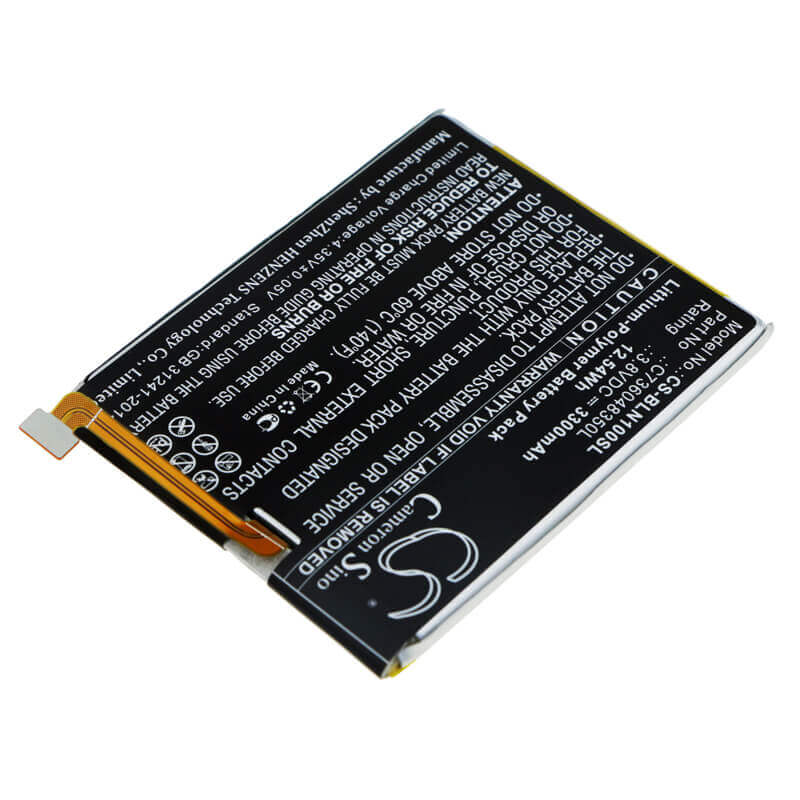 3.8V, Li-Polymer, 3300mAh, SmartPhone battery fits Blu, C736048350l, Bold N1, 12.54Wh Mobile, SmartPhone Cameron Sino Technology Limited (Smartphone)