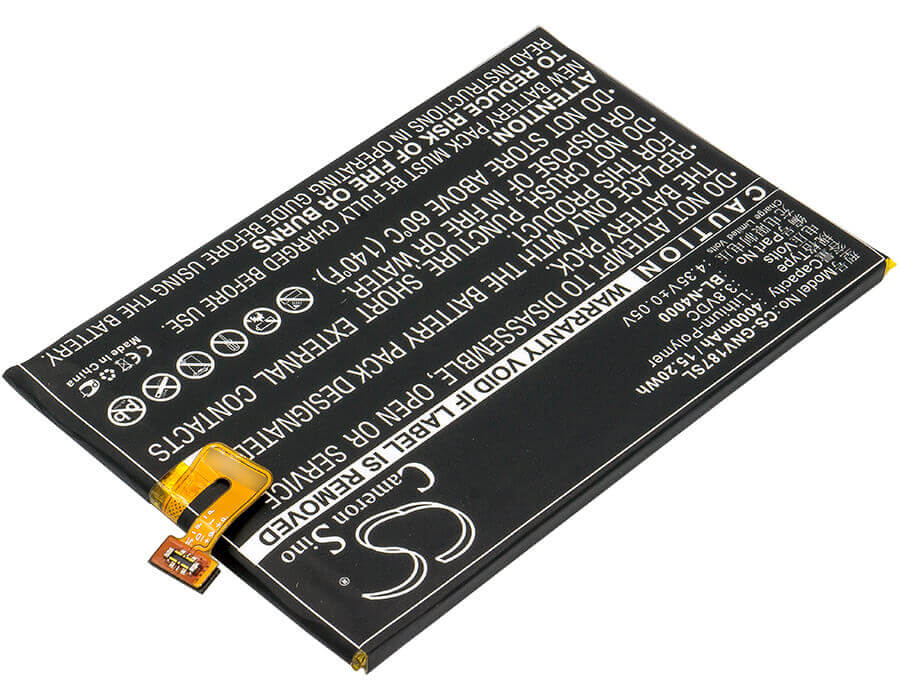 3.8V, Li-Polymer, 4000mAh, SmartPhone battery fits Gionee, Blu, Bl-n4000, Energy X Lte E0010uu, 15.2Wh Mobile, SmartPhone Cameron Sino Technology Limited (Smartphone)