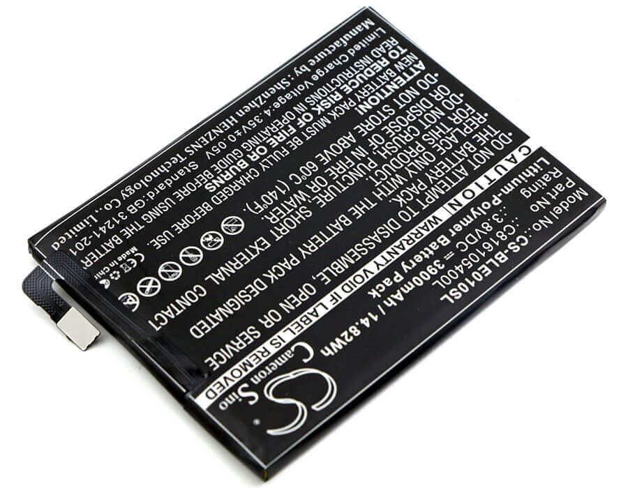 3.8V, Li-Polymer, 3900mAh, SmartPhone battery fits Blu, C816105400l, E010q, Energy X, 14.82Wh Mobile, SmartPhone Cameron Sino Technology Limited (Smartphone)