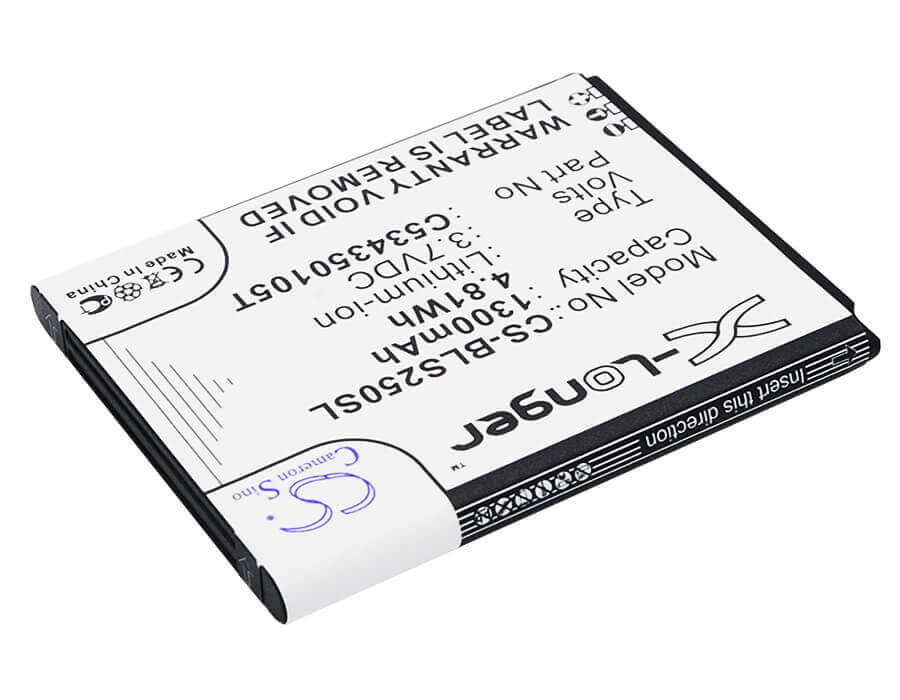 3.7V, Li-ion, 1300mAh, SmartPhone battery fits Blu, C534350105t, Hero Jr, S250, 4.81Wh Mobile, SmartPhone Cameron Sino Technology Limited (Suspended)