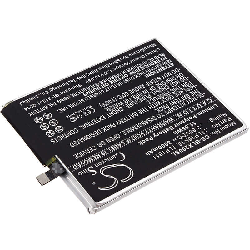 3,85V, Li-Polymère, 3000mAh, Batterie de smartphone compatible avec Blu, C766144300t, L0090, L0091uu, 11,55Wh Mobile, Smartphone Cameron Sino Technology Limited (Smartphone)