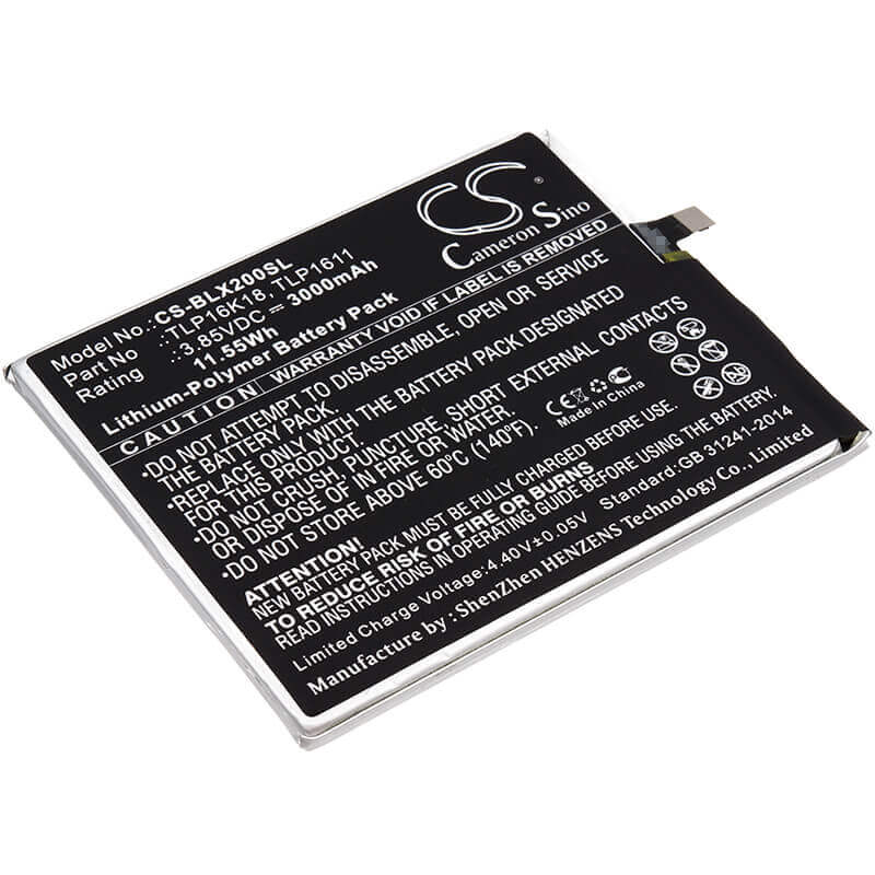 3,85V, Li-Polymère, 3000mAh, Batterie de smartphone compatible avec Blu, C766144300t, L0090, L0091uu, 11,55Wh Mobile, Smartphone Cameron Sino Technology Limited (Smartphone)