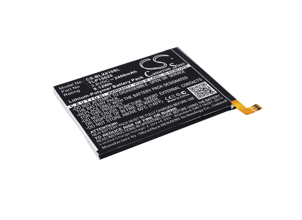 3.8V, Li-Polymer, 2400mAh, SmartPhone battery fits Blu, Tlp15025, Life One 2015, X010q, 9.12Wh Mobile, SmartPhone Cameron Sino Technology Limited (Suspended)