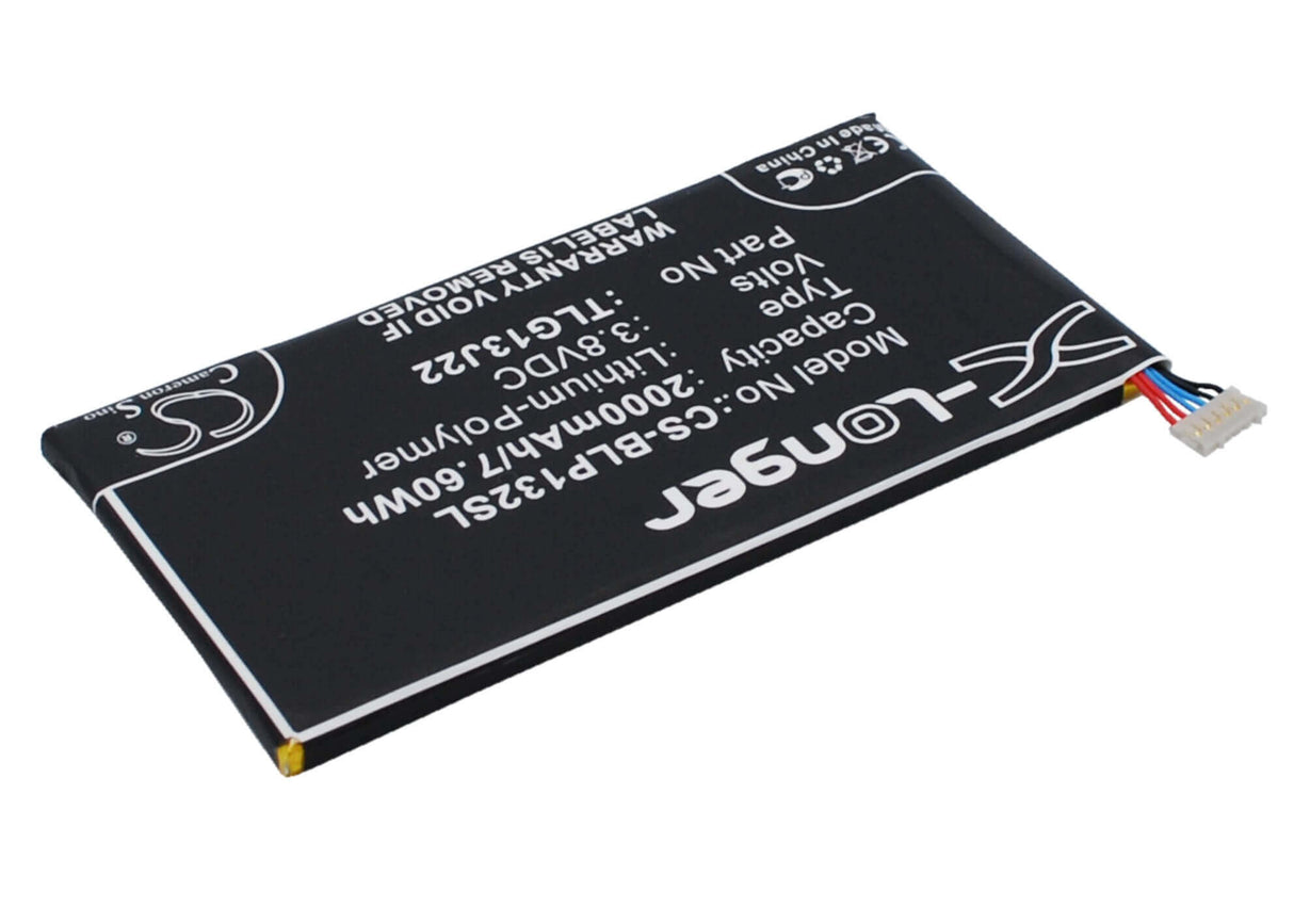 3.8V, Li-Polymer, 2000mAh, SmartPhone battery fits Blu, Wiko, Tlg13j22, L132l, Life One X, 7.6Wh Mobile, SmartPhone Cameron Sino Technology Limited (Smartphone)