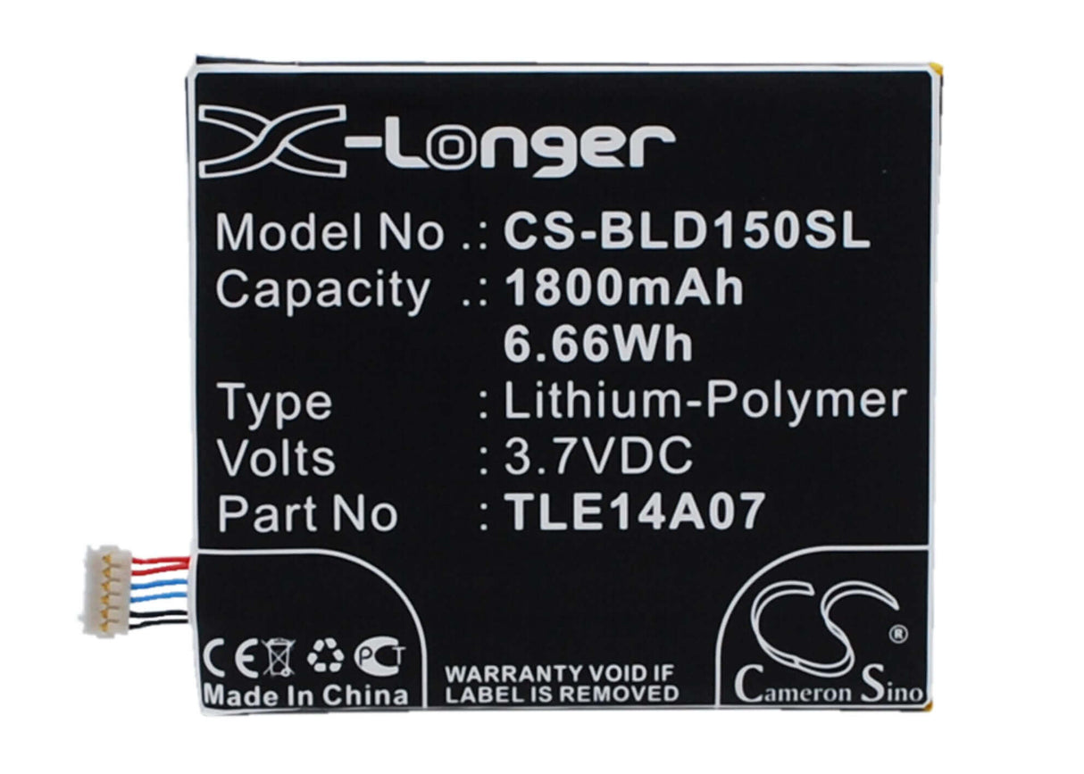 Battery For Blu Life Play S, L150u 3.7v, 1800mah - 6.66wh Batteries for Electronics Cameron Sino Technology Limited (Suspended)