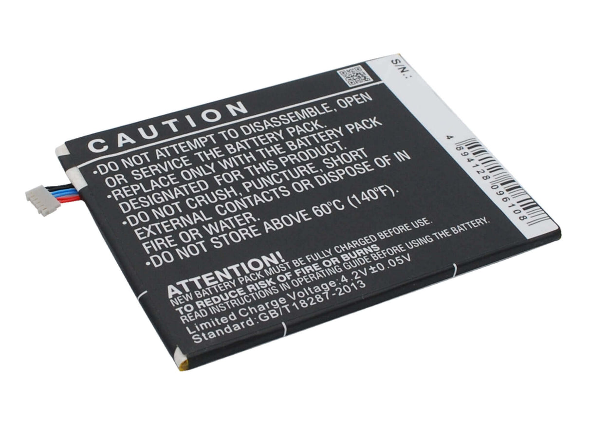 3.7V, Li-Polymer, 2600mAh, SmartPhone battery fits Maxon, Blu, Wiko, Tlg13i01, L110, Life View, 9.62Wh Mobile, SmartPhone Cameron Sino Technology Limited (Smartphone)