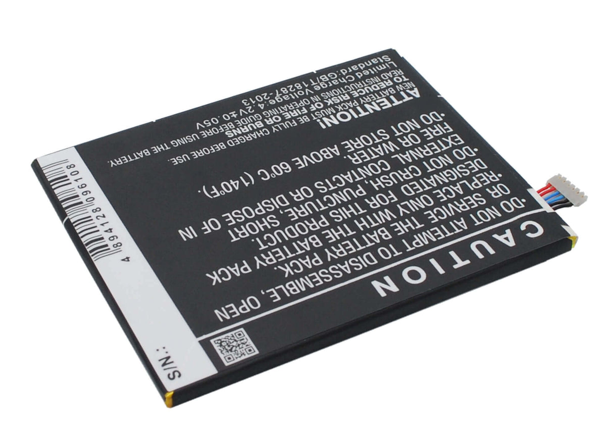 3.7V, Li-Polymer, 2600mAh, SmartPhone battery fits Maxon, Blu, Wiko, Tlg13i01, L110, Life View, 9.62Wh Mobile, SmartPhone Cameron Sino Technology Limited (Smartphone)