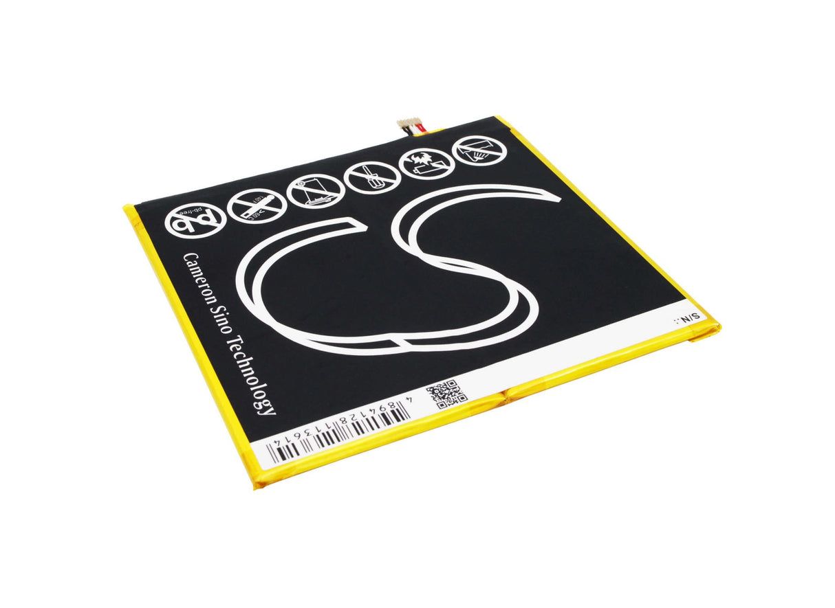 3.7V, Li-Polymer, 5200mAh, Tablet battery fits Blu, P104-j92, L800, L800l, 19.24Wh Tablet Cameron Sino Technology Limited