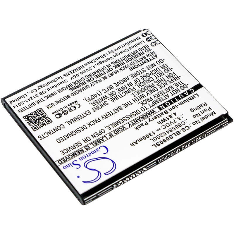 3.7V, Li-ion, 1300mAh, SmartPhone battery fits Blu, C685845200l, S090q, Studio C Hd, 4.81Wh Mobile, SmartPhone Cameron Sino Technology Limited (Suspended)