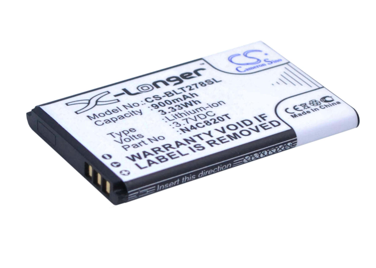 3.7V, Li-ion, 900mAh, SmartPhone battery fits Blu, N4c600t, Aria, Jenny Ii, 3.33Wh Mobile, SmartPhone Cameron Sino Technology Limited (Smartphone)