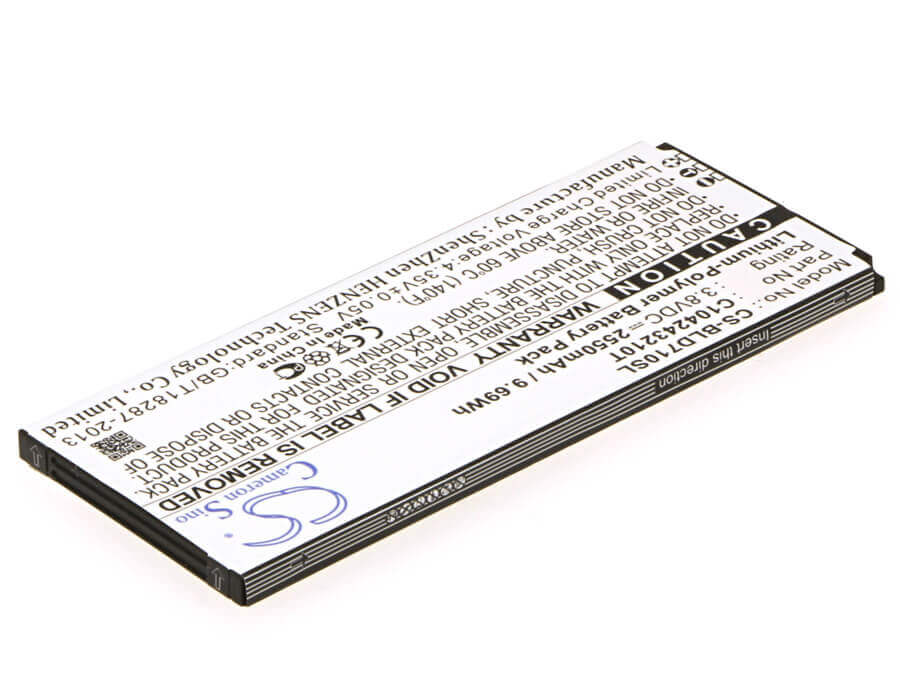 3.8V, Li-Polymer, 2550mAh, SmartPhone battery fits Blu, C104243210t, D710, D710x, 9.69Wh Mobile, SmartPhone Cameron Sino Technology Limited (Smartphone)