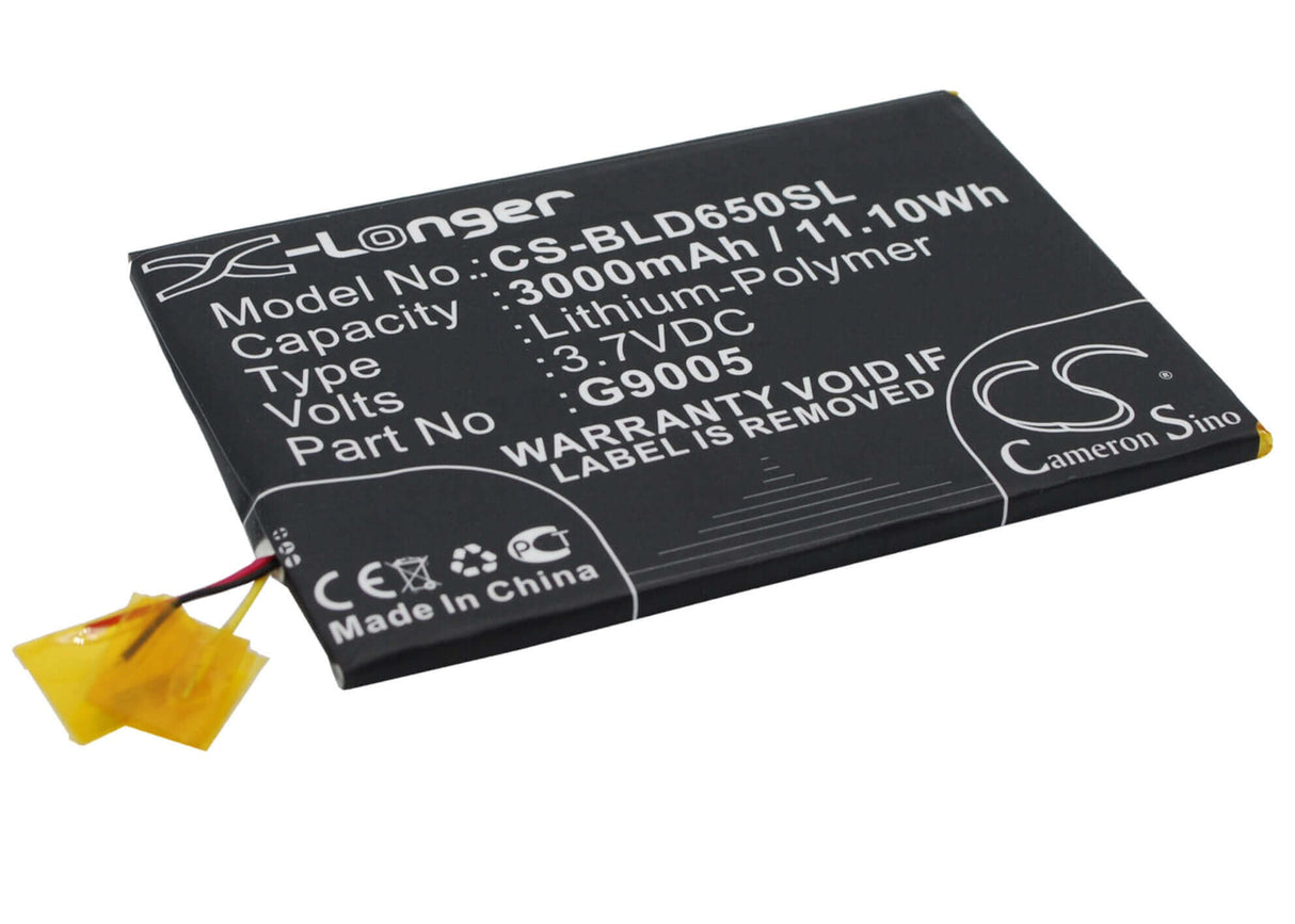 3.7V, Li-Polymer, 3000mAh, SmartPhone battery fits Blu, C946304300p, D650, D650a, 11.1Wh Mobile, SmartPhone Cameron Sino Technology Limited (Smartphone)