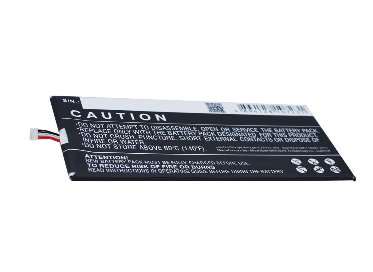3.8V, Li-Polymer, 3000mAh, SmartPhone battery fits Blu, C1275703300p, D700, D700a, 11.4Wh Mobile, SmartPhone Cameron Sino Technology Limited (Smartphone)