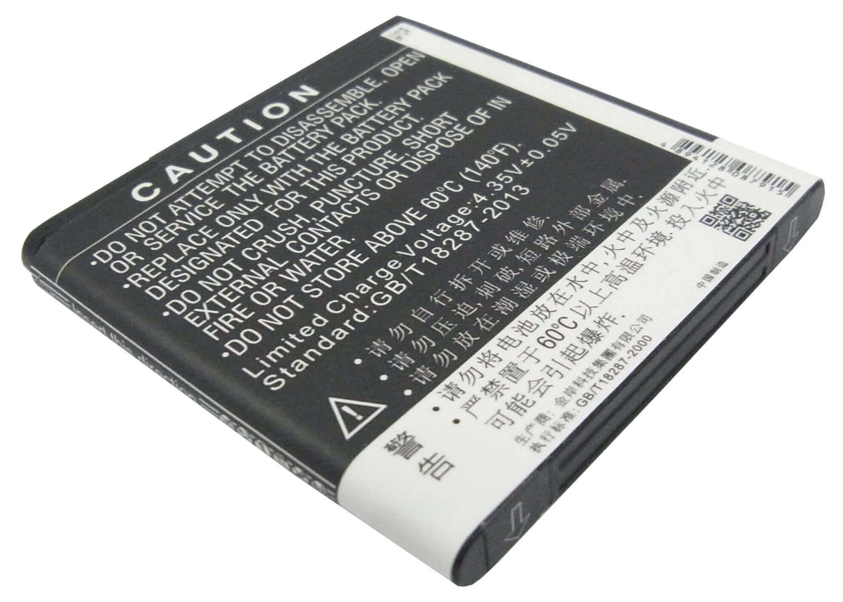 3.8V, Li-ion, 1550mAh, SmartPhone battery fits Blu, K-touch, Ap18, Tank 4.5, 5.89Wh Mobile, SmartPhone Cameron Sino Technology Limited (Smartphone)
