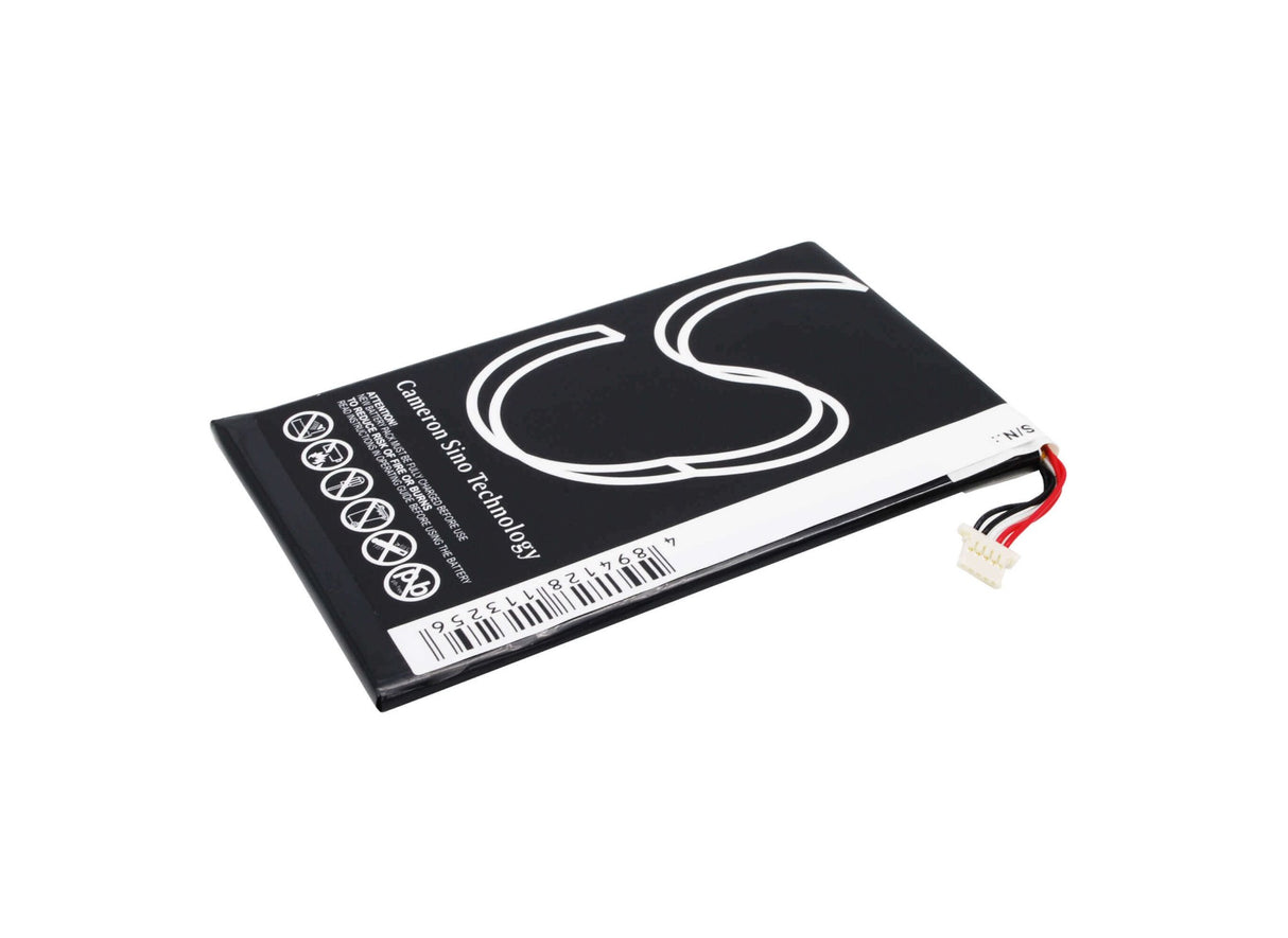3.7V, Li-Polymer, 3000mAh, Tablet battery fits Fabrica, Blu, C1136903300l, Bt-d005l, P200, 11.10Wh Tablet Cameron Sino Technology Limited