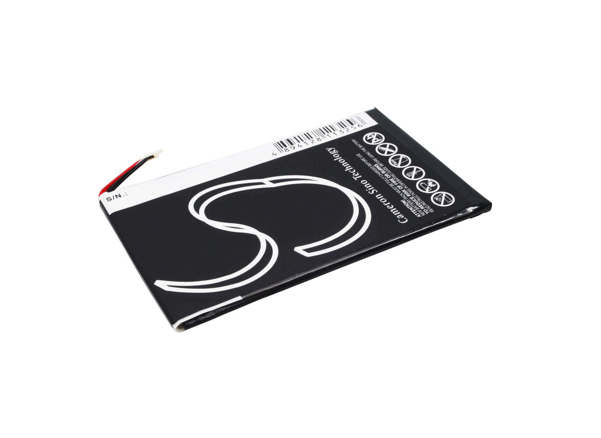 3.7V, Li-Polymer, 3000mAh, Tablet battery fits Fabrica, Blu, C1136903300l, Bt-d005l, P200, 11.10Wh Tablet Cameron Sino Technology Limited