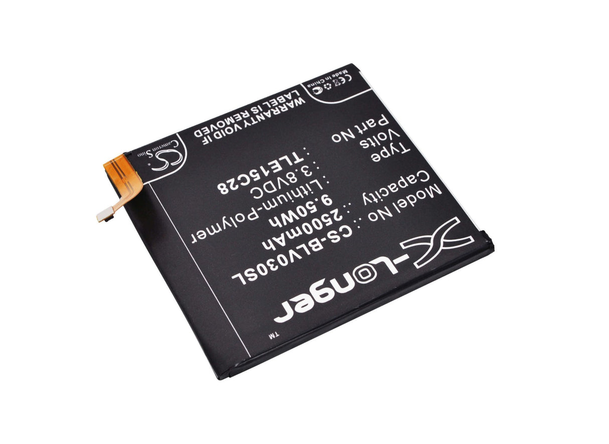3.8V, Li-Polymer, 2500mAh, SmartPhone battery fits Blu, Bat-cv030, Selfie, V030u, 9.5Wh Mobile, SmartPhone Cameron Sino Technology Limited (Suspended)