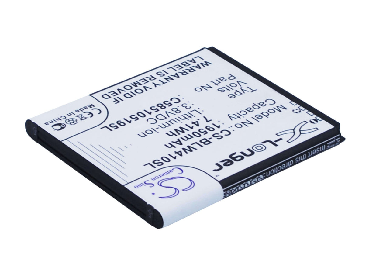3.8V, Li-ion, 1950mAh, SmartPhone battery fits Archos, Blu, Karboon, C585105195l, 40 Cesium, 7.41Wh Mobile, SmartPhone Cameron Sino Technology Limited (Smartphone)