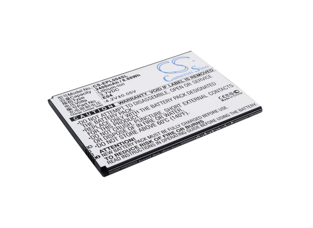 3.7V, Li-ion, 2400mAh, SmartPhone battery fits Bluboo, Elephone, E04, X6, 8.88Wh Mobile, SmartPhone Cameron Sino Technology Limited (Suspended)