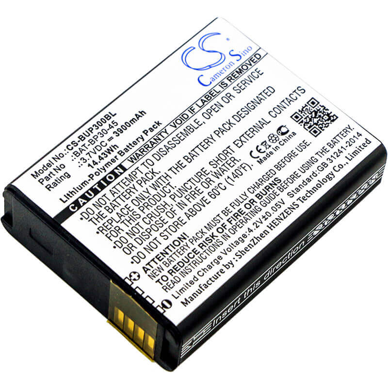 Barcode Scanner Battery For Bluebird, Bp30 3.7v, 3900mah - 14.43wh Barcode Scanner Cameron Sino Technology Limited