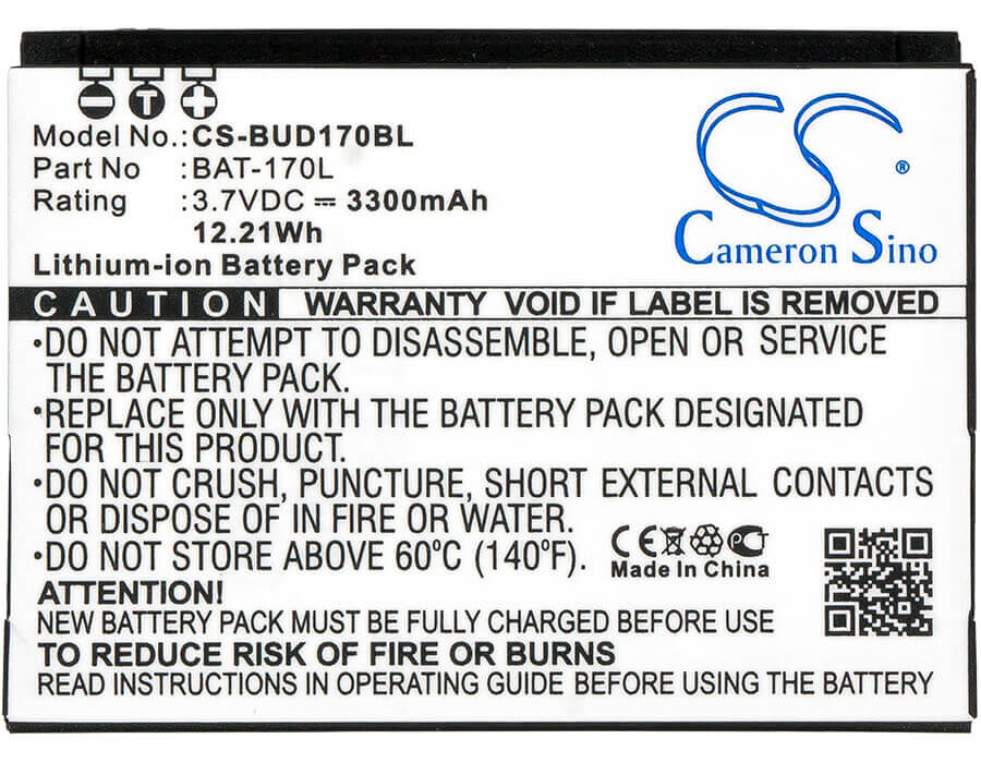 Barcode Scanner Battery For Bluebird, Pidion Bm-170, Pidion Bm-170 Semi-rugged 3.7v, 3300mah - 12.21wh Barcode Scanner Cameron Sino Technology Limited