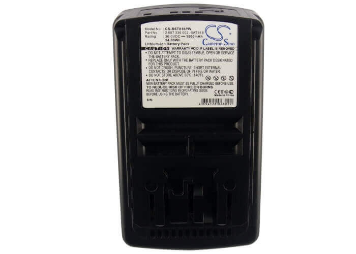 Battery For Bosch 11536vsr, 18636-01, 18636-02 36v, 1500mah - 54.00wh Batteries for Electronics Cameron Sino Technology Limited (Suspended)