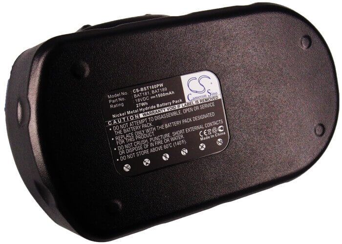 18.0V, Ni-MH, 1500mAh, Power Tools battery fits Bosch, 2 607 335 266, 13618, 13618-2g, 27Wh Power Tools Cameron Sino Technology Limited (Power Tools)