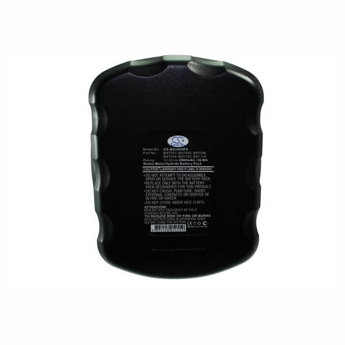 12.0V, Ni-MH, 3000mAh, Power Tools battery fits Bosch, 2 60 7335 249, 22612, 23612, 36Wh Power Tools Cameron Sino Technology Limited (Power Tools)