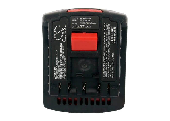 14,4V, Li-ion, 3000mAh, batterie pour outils électriques compatible avec Bosch, 2 607 336 077, Ddb180-02, Gdr 1080-li, 43,2Wh Outils électriques Cameron Sino Technology Limited (Outils électriques)