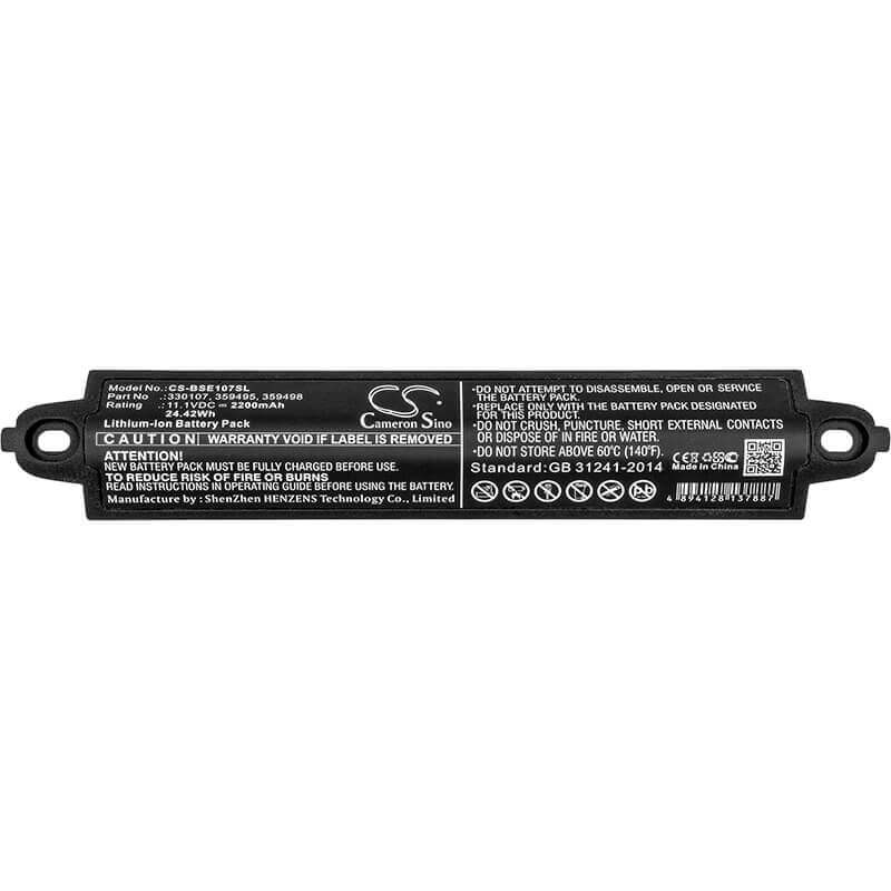 11.1V, Li-ion, 2200mAh, Speaker battery fits Bose, 404600, Soundlink, 24.42Wh Speaker Cameron Sino Technology Limited