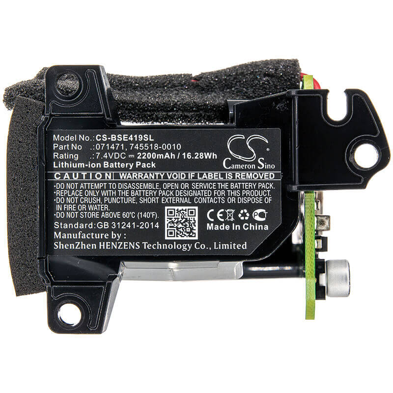 Battery For Bose, 419357, Soundlink Revolve, Soundlink Revolve Plus 7.4v, 2200mah - 16.28wh Batteries for Electronics Cameron Sino Technology Limited (Suspended)