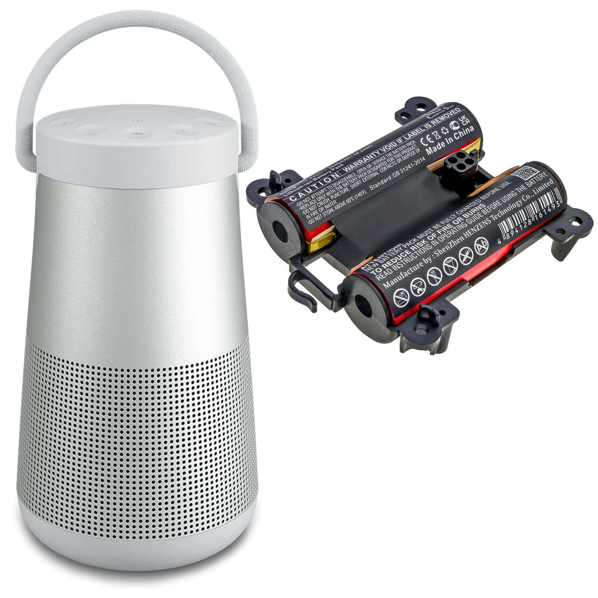 7.4V, Li-ion, 2600mAh, Speaker battery fits Bose, 71478, Soundlink Revolve Plus, 19.24Wh Speaker Cameron Sino Technology Limited