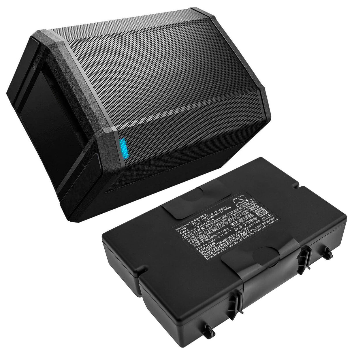 14.4V, Li-ion, 5400mAh, Speaker battery fits Bose, S1 Pro, S1 Pro Multi-position Pa System, 77.76Wh Speaker Cameron Sino Technology Limited