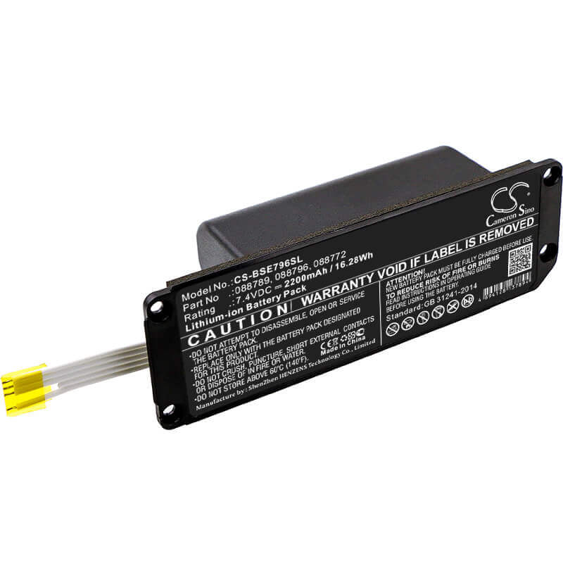 7.4V, Li-ion, 2200mAh, Speaker battery fits Bose, Soundlink Mini 2, 16.28Wh Speaker Cameron Sino Technology Limited