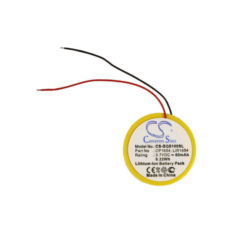 3.7V, Li-ion, 60mAh, Headset battery fits Bose, Cp1654, Soundsport Pulse, Soundsport Wireless, 0.22Wh Wireless Headset Cameron Sino Technology Limited