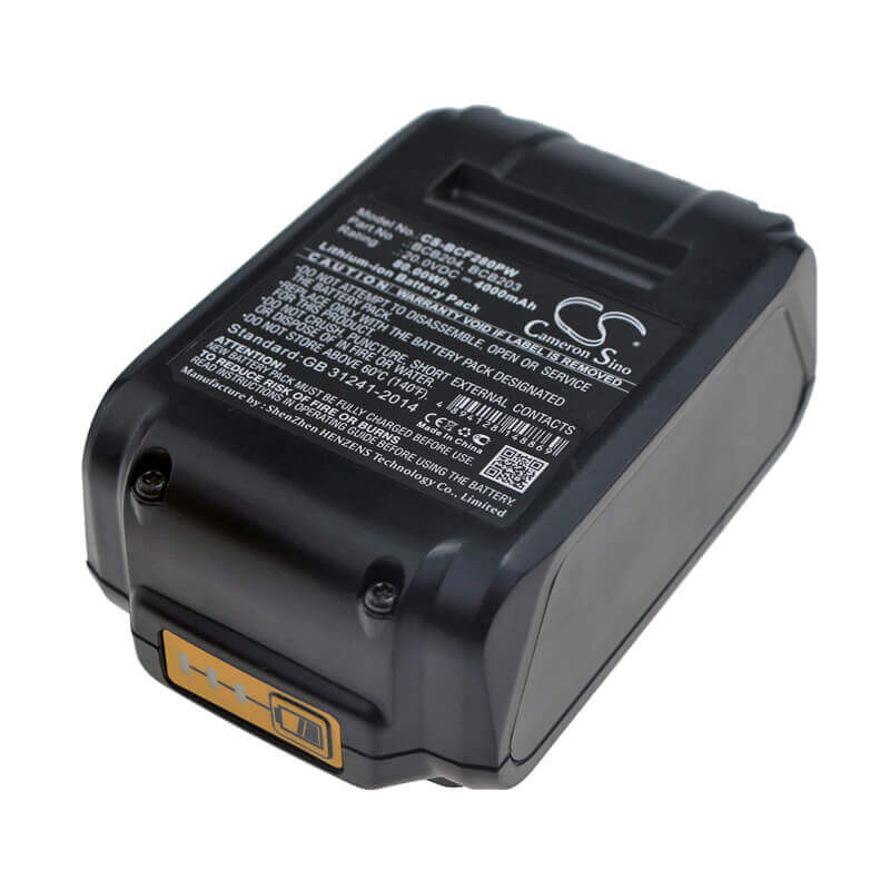 20.0V, Li-ion, 4000mAh, Power Tools battery fits Bostitch, Bcb203, 15 Ga Fn Angled Finish Nailer, 16 Ga Straight Finish Nailer K, 80Wh Power Tools Cameron Sino Technology Limited (Power Tools)