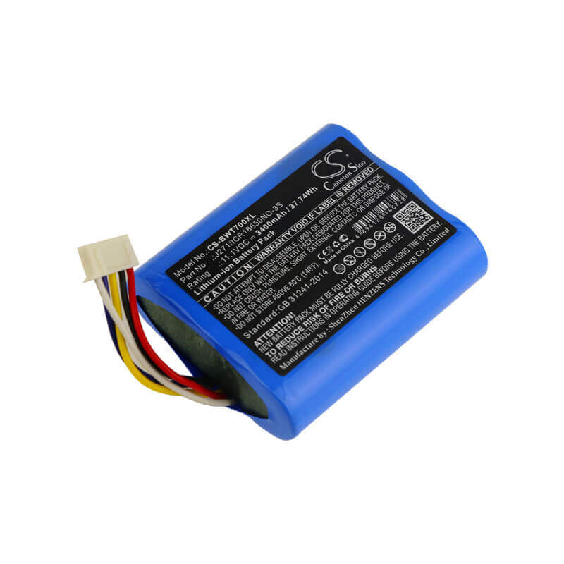 11.1V, Li-ion, 3400mAh, Speaker battery fits Bowers & Wilkins, T7, 37.74Wh Speaker Cameron Sino Technology Limited