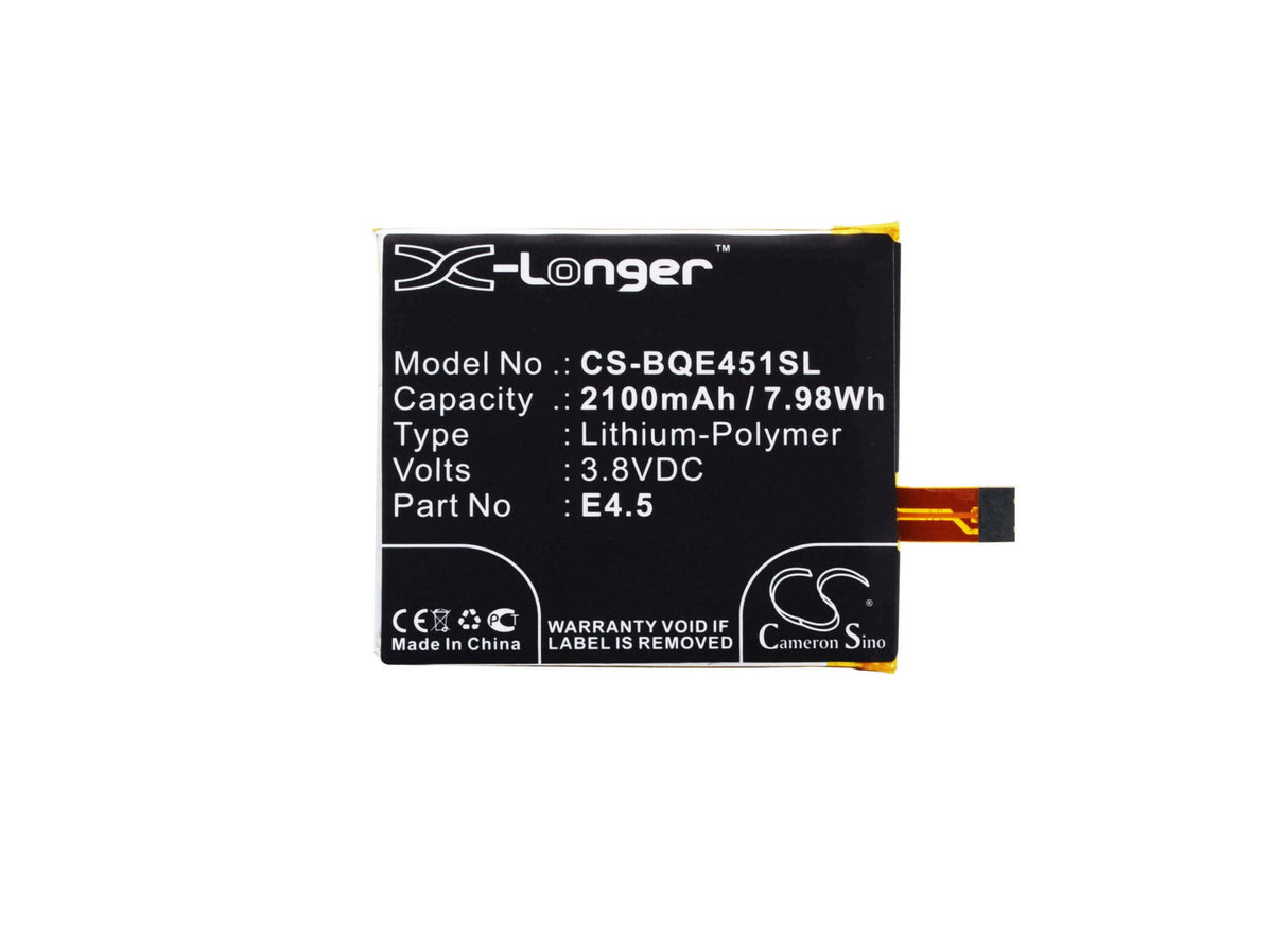 Battery For Bq Aquaris E4.5 Ubuntu Edition 3.8v, 2100mah - 7.98wh Batteries for Electronics Cameron Sino Technology Limited (Suspended)