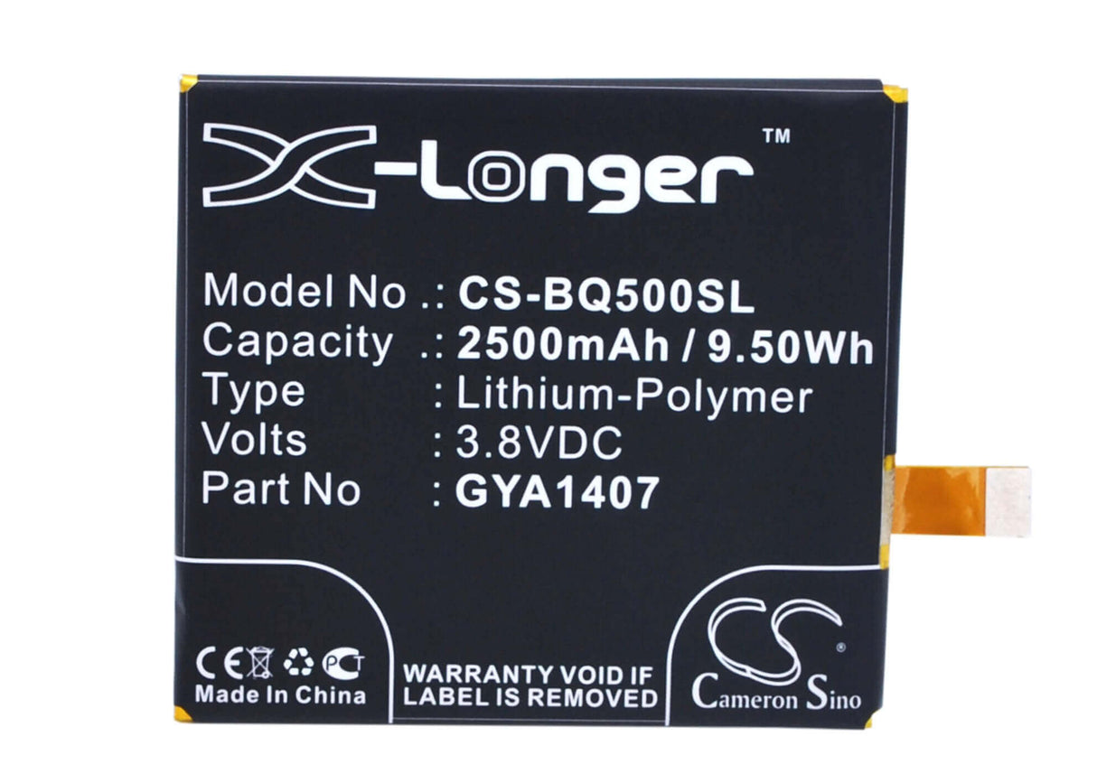 3.8V, Li-Polymer, 2500mAh, SmartPhone battery fits Bq, B24, Aquaris E5, Aquaris E5 Fhd, 9.5Wh Mobile, SmartPhone Cameron Sino Technology Limited (Suspended)