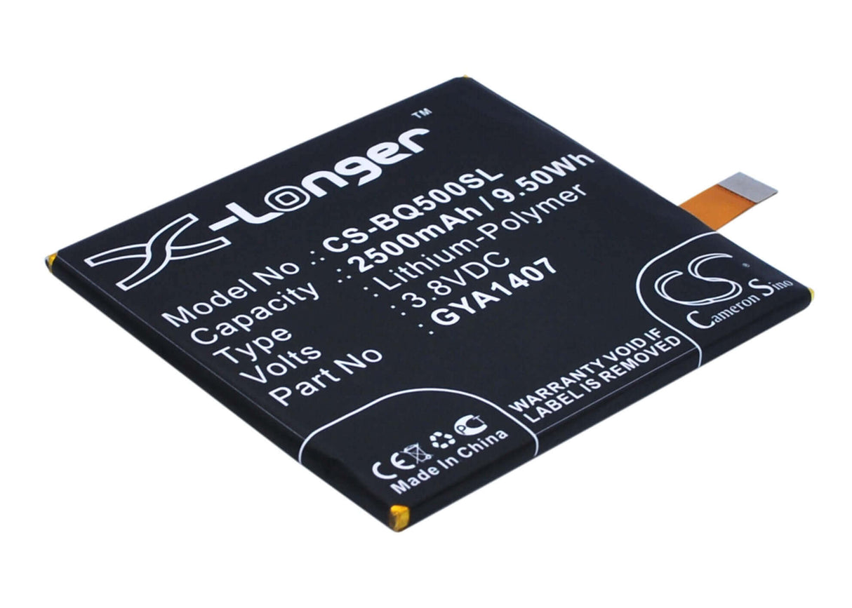 3.8V, Li-Polymer, 2500mAh, SmartPhone battery fits Bq, B24, Aquaris E5, Aquaris E5 Fhd, 9.5Wh Mobile, SmartPhone Cameron Sino Technology Limited (Suspended)