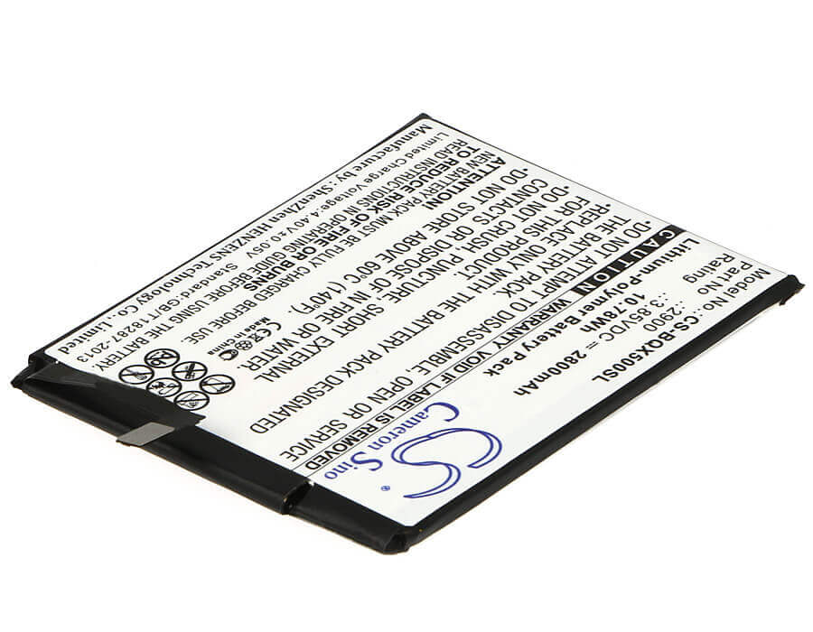 3.85V, Li-Polymer, 2800mAh, SmartPhone battery fits Bq, 2900, Aquaris X5, Aquaris X5 Cyanogen Edition, 10.78Wh Mobile, SmartPhone Cameron Sino Technology Limited (Smartphone)