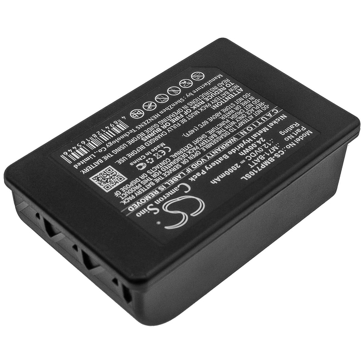 12.0V, Ni-MH, 2000mAh, Batterie d'imprimante portable compatible avec Brady, M71-batt, Bmp71, 24Wh Imprimante portable Cameron Sino Technology Limited