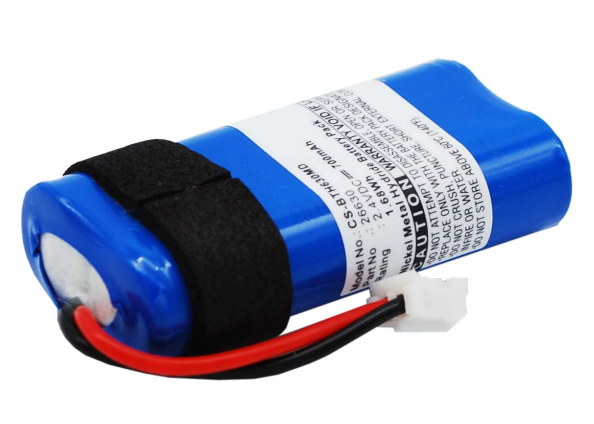 2.4V, Ni-MH, 700mAh, Medical battery fits Rainin, Brandtech, 17011746, 26630 Pipette Controller, Accu-jet Pro, 1.68Wh Medical Cameron Sino Technology Limited (Medical)