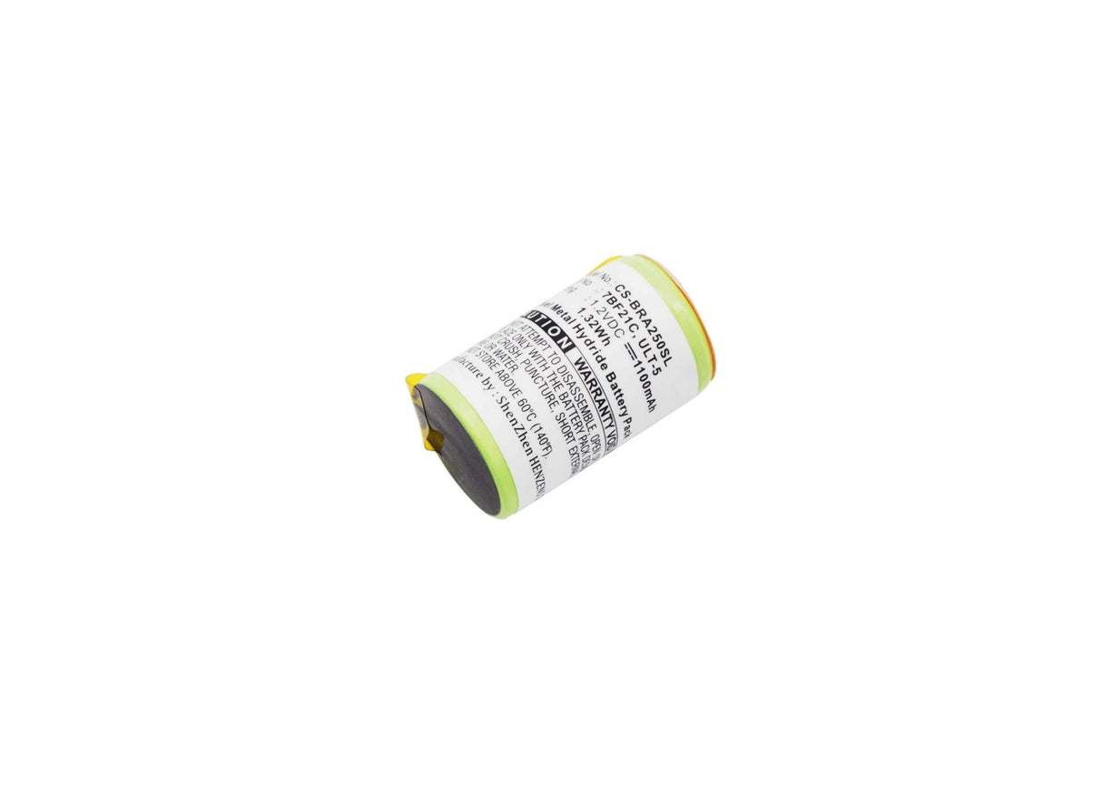 1,2V, Ni-MH, 1100mAh, Batterie de rasoir compatible avec Remington, Philips, Braun, 7bf21c, 2500, 2501, 1,32Wh Rasoir Cameron Sino Technology Limited (Suspendu)