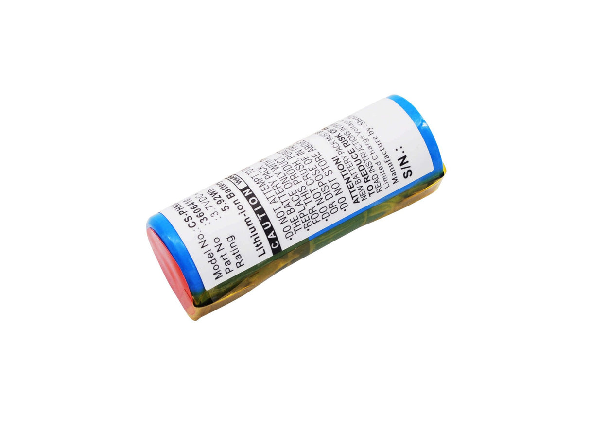 3.7V, Li-ion, 1600mAh, Shaver battery fits Braun, Skull Gold, Philips, 15038, 5671, 5673, 5.92Wh Shaver Cameron Sino Technology Limited