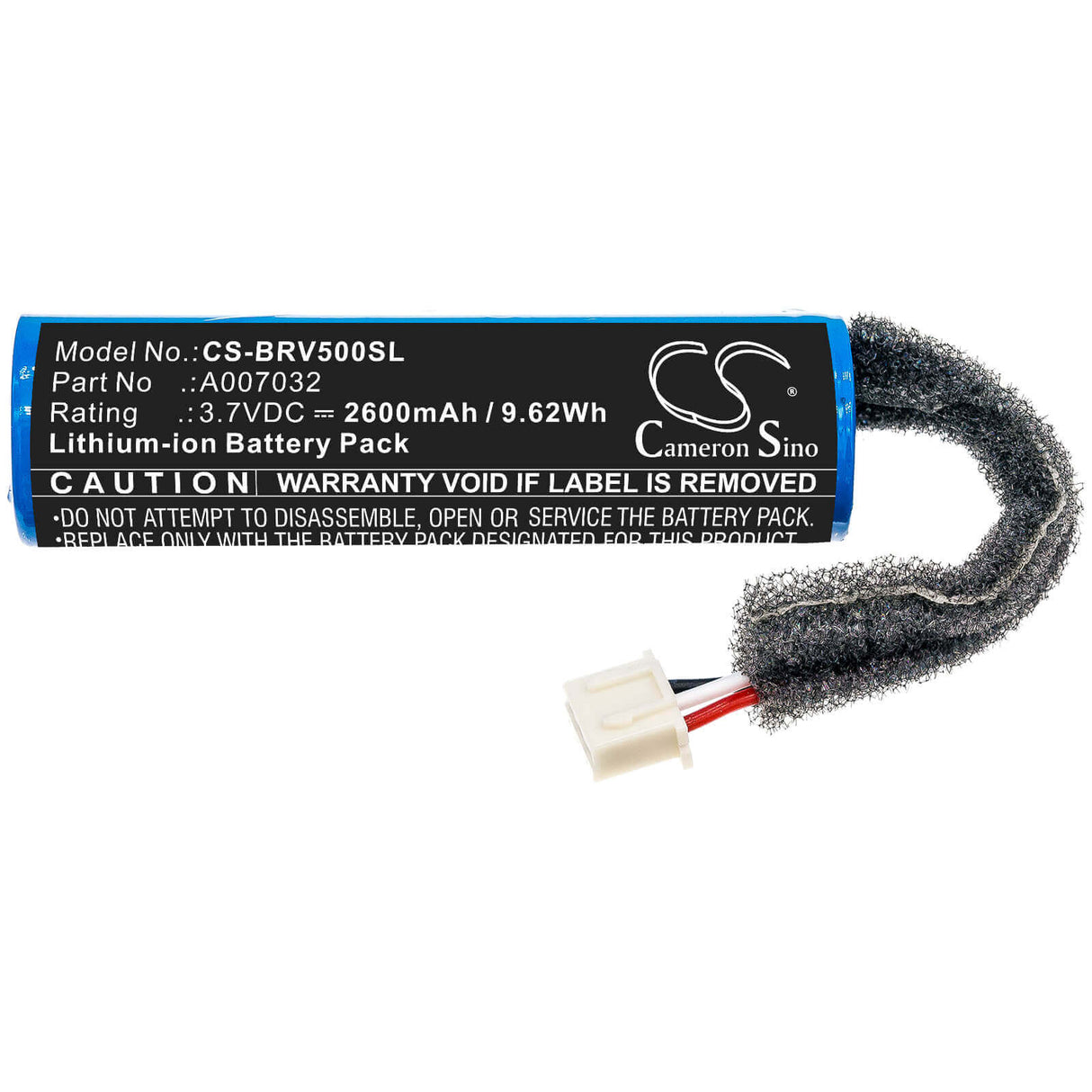 3.7V, Li-ion, 2600mAh, Speaker battery fits Braven, Bpro5cb, Brv-pro, 9.62Wh Speaker Cameron Sino Technology Limited
